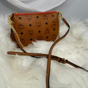 💎✨BEAUTIFUL✨💎Authentic MCM Visetos Leather 2WAY Hand Bag Shoulder Bag